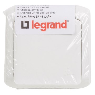 Legrand - Wandsteckdose 250 V/16 A FORIX IP44 weiß