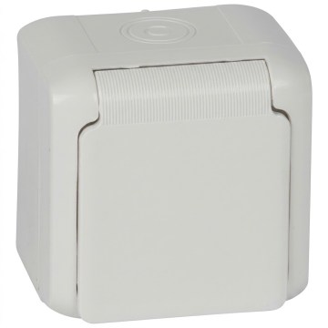 Legrand - Wandsteckdose für den häuslichen Gebrauch FORIX 250V IP44 weiß
