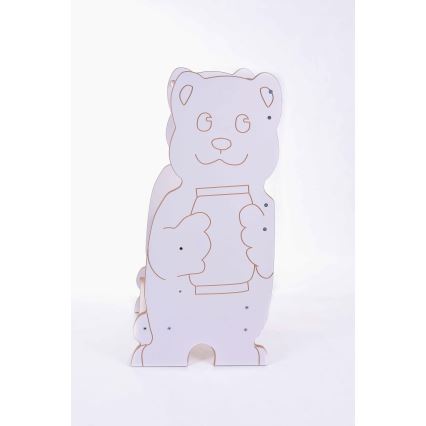 Lernturm BEAR weiß/Ahorn