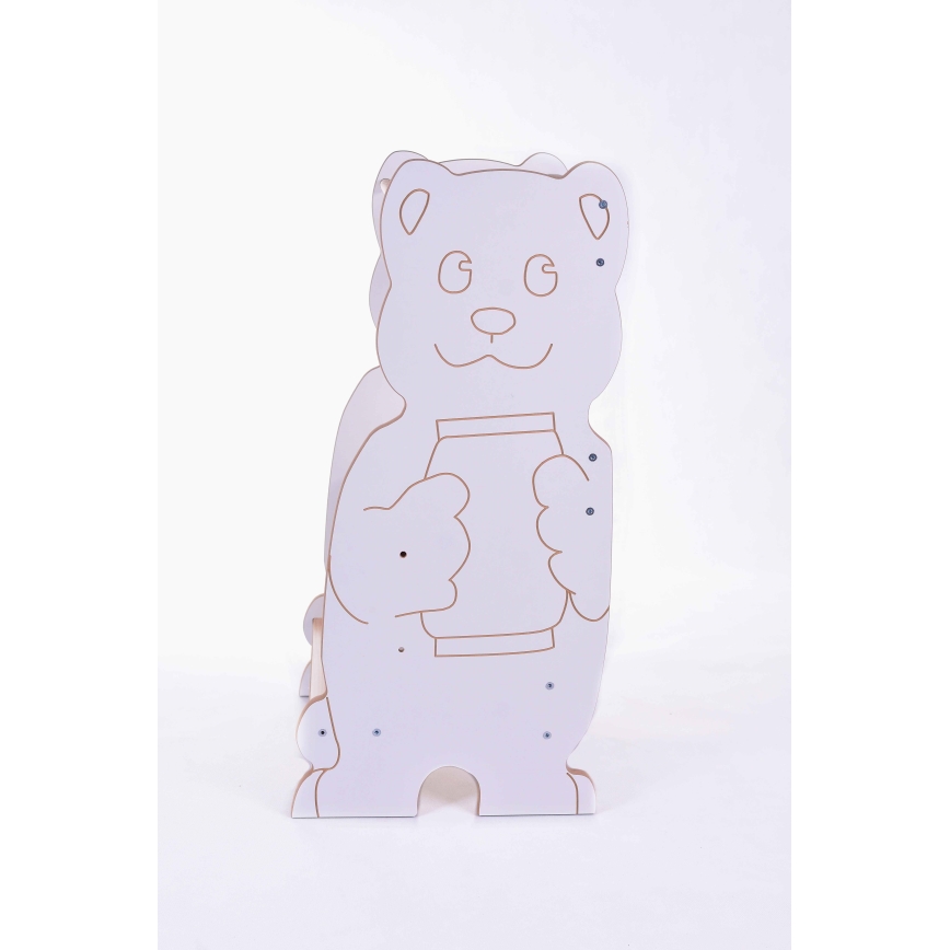 Lernturm BEAR weiß/Ahorn