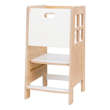 Lernturm KULE 90x50 cm braun/weiß