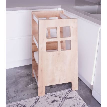 Lernturm KULE 90x50 cm braun/weiß