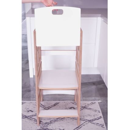 Lernturm KULE 90x50 cm braun/weiß