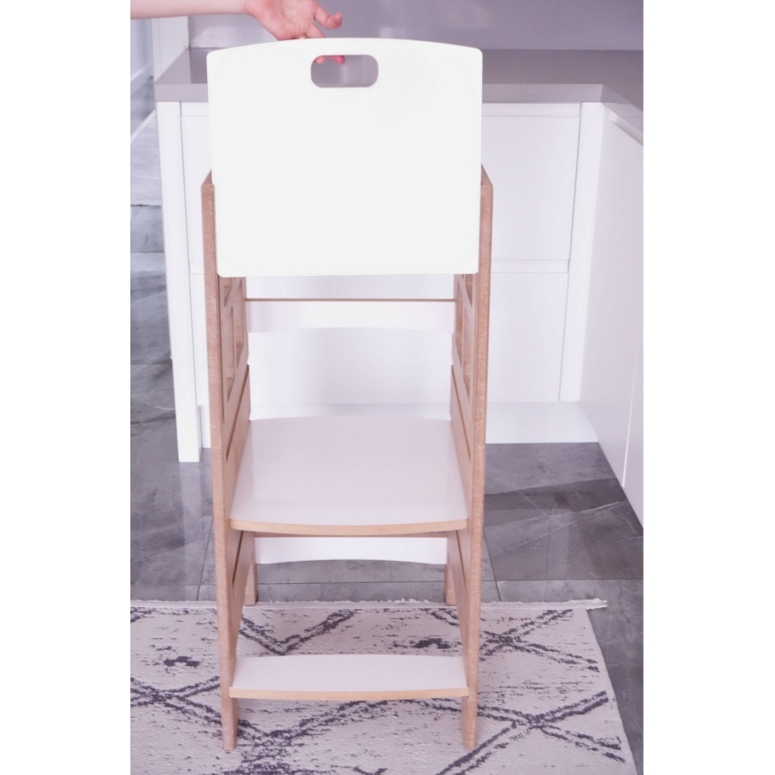 Lernturm KULE 90x50 cm braun/weiß
