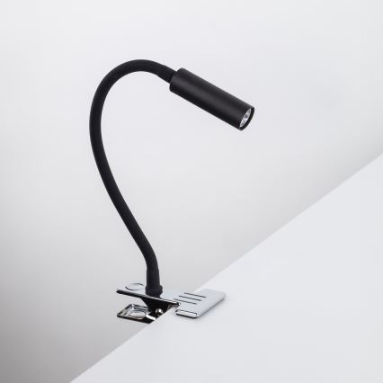 Leuchte mit Klemme LAGOS 1xG9/3W/230V 4000K schwarz