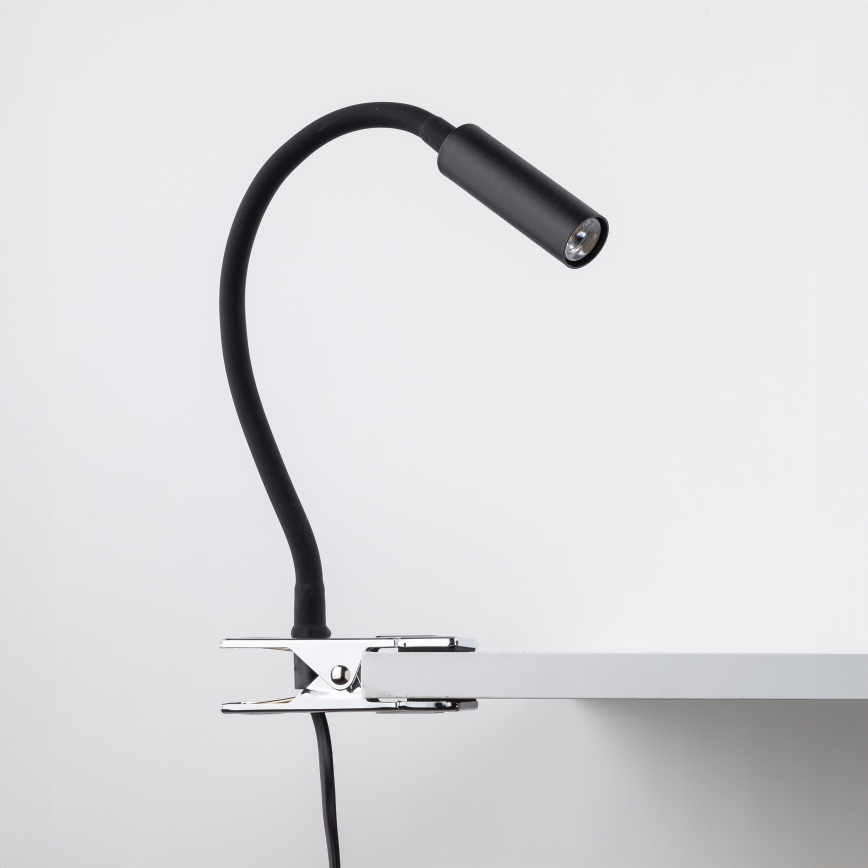 Leuchte mit Klemme LAGOS 1xG9/3W/230V 4000K schwarz