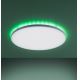 Leuchten Direkt 15602-16 - LED RGBW Dimmbare Deckenleuchte GUSTAV LED/20.3W/230V + LED/1.8W 2700-5000K + Fernbedienung