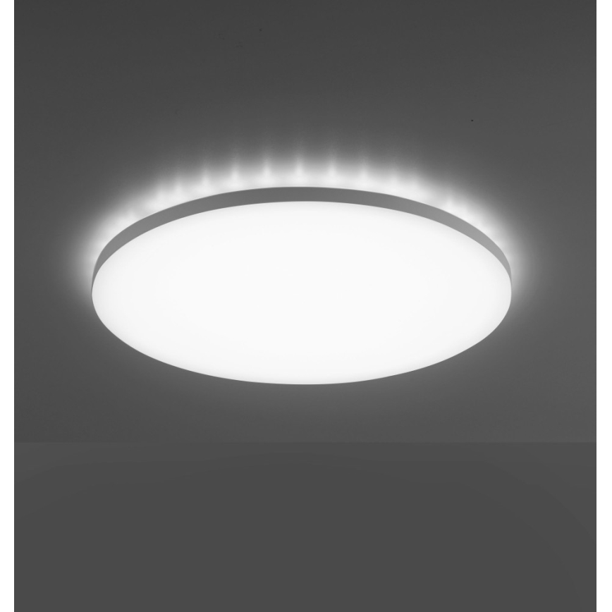 Leuchten Direkt 15602-16 - LED RGBW Dimmbare Deckenleuchte GUSTAV LED/20.3W/230V + LED/1.8W 2700-5000K + Fernbedienung
