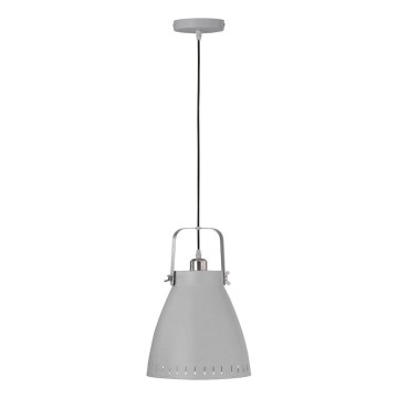 Leuchten Direkt 11059-15 - Hängeleuchte EVA 1xE27/60W/230V d 21,5 cm grau