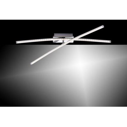 Leuchten Direkt 11292-17 - LED-Aufbaukronleuchter SIMON 2xLED/8W/230V chromglänzend