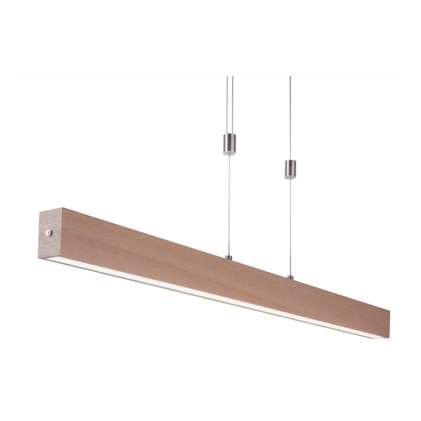 Leuchten Direkt 11420-78 - LED-Hängeleuchte AMANDA an Kabel, 30 W, 230 V, 2700–5000 K, 110 cm, braun