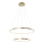 Leuchten Direkt 11525-12 -LED Hängeleuchte CIRCLE LED/18,5W/230V + LED/23,5W