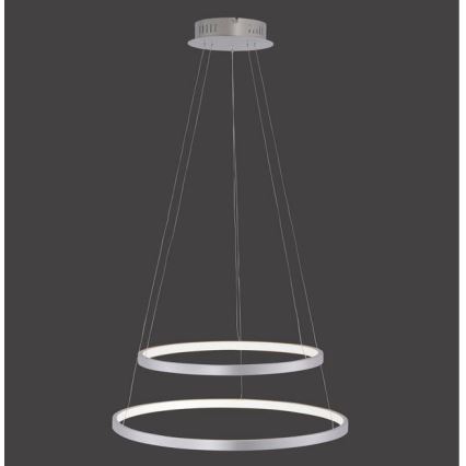 Leuchten Direkt 11525-21 - LED Hängeleuchte CIRCLE 1xLED/15W/230V + LED/25W