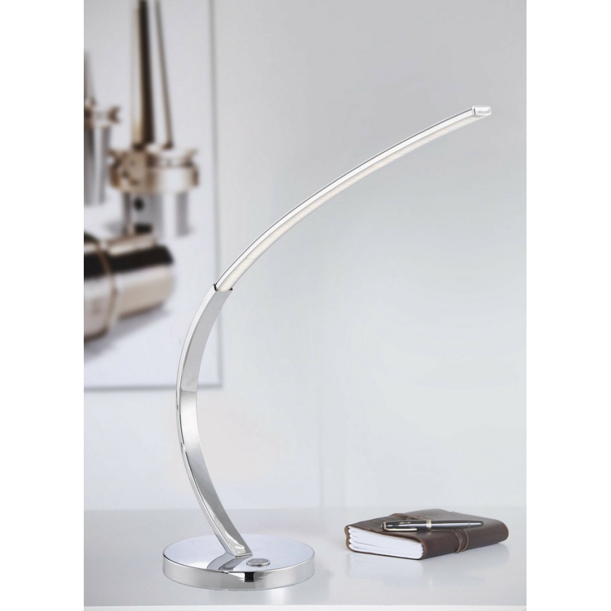 Leuchten Direkt 11551-17 - Dimmbare LED-Tischleuchte glänzendes Chrom 1xLED/6W/230V
