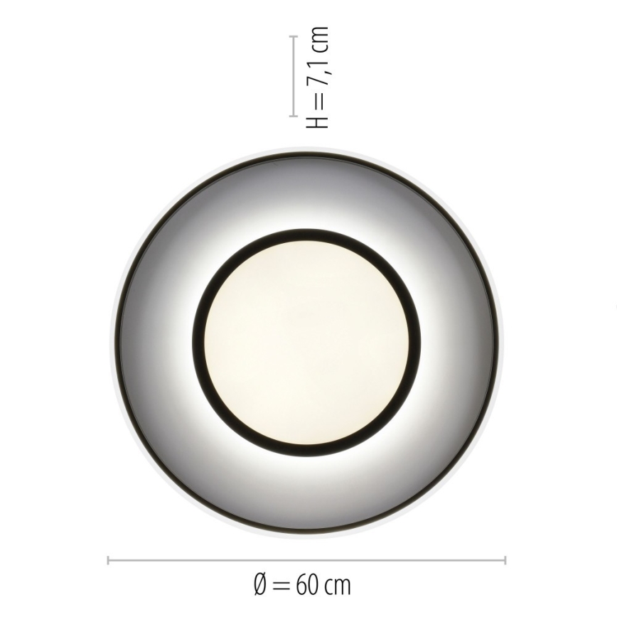Leuchten Direkt 11627-18 - LED RGB Dimmbare Leuchte ARENDA LED/31W/230V 2700-5000K + Fernbedienung
