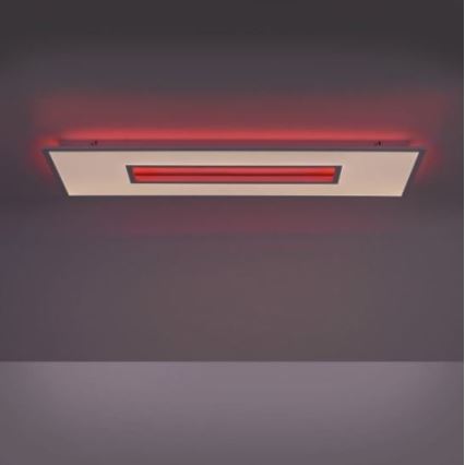 Leuchten Direkt 11646-16 - LED RGB dimmbare Deckenleuchte RECESS LED/41W/230V + LED/7,5W + Fernbedienung