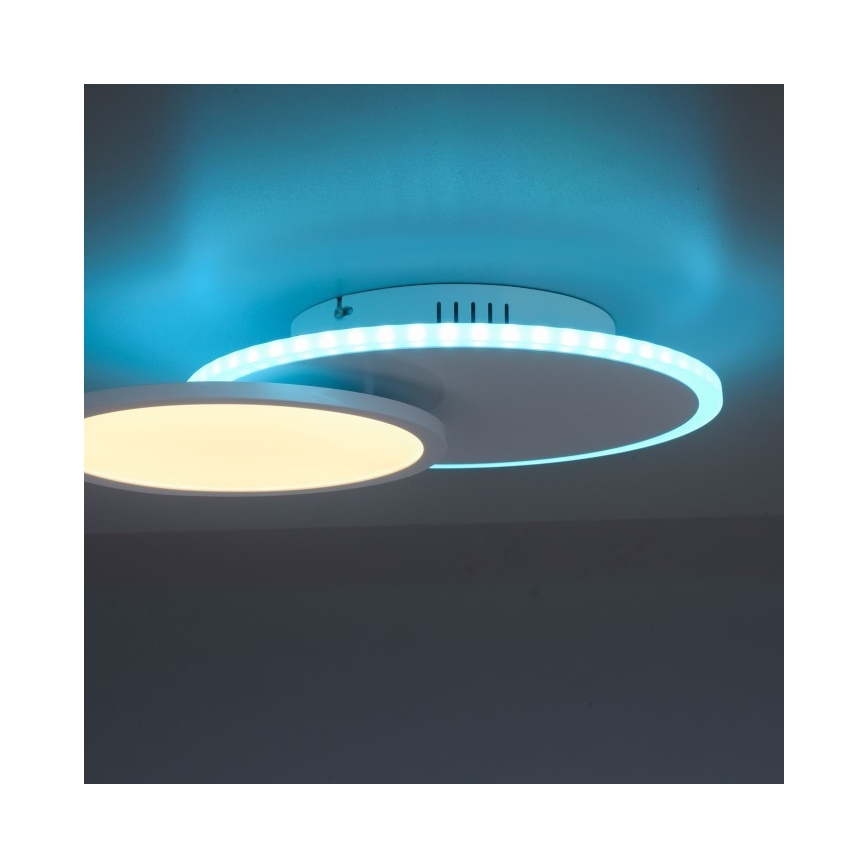 Leuchten Direkt 11662-16 - Dimmbare LED-RGB-Deckenleuchte ARENDA LED/21W/230V + Fernbedienung