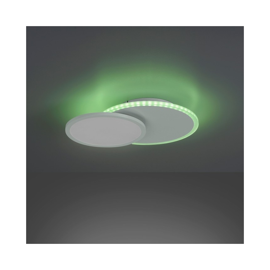 Leuchten Direkt 11662-16 - Dimmbare LED-RGB-Deckenleuchte ARENDA LED/21W/230V + Fernbedienung