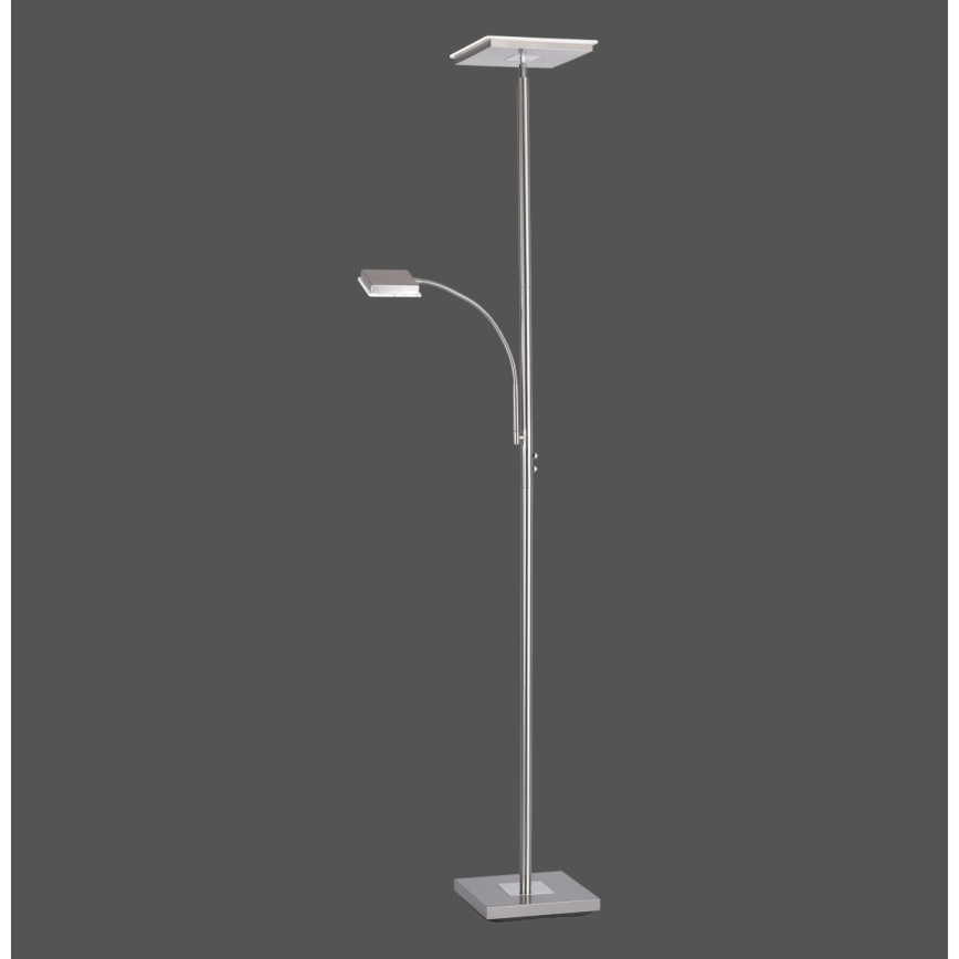 Leuchten Direkt 11710-55 - LED Dimmbare Stehlampe HANS LED/22W/230V + LED/4W