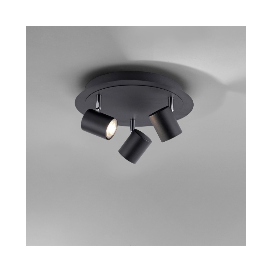 Leuchten Direkt 11943-13 - LED Strahler TARIK 3xGU10/5W/230V Anthrazit