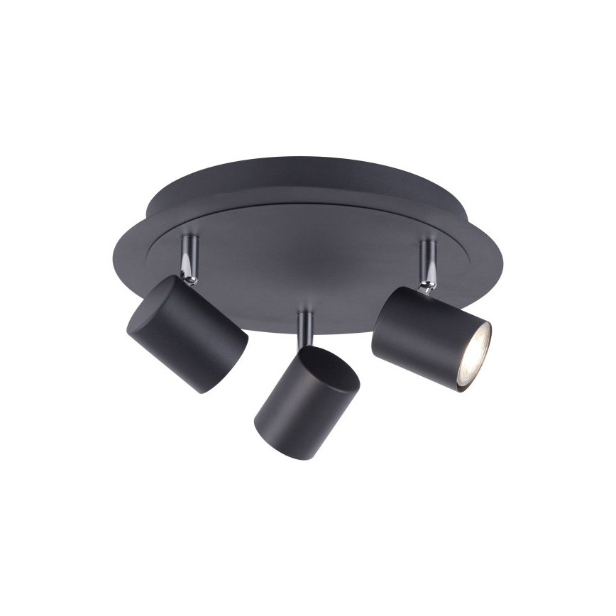 Leuchten Direkt 11943-13 - LED Strahler TARIK 3xGU10/5W/230V Anthrazit