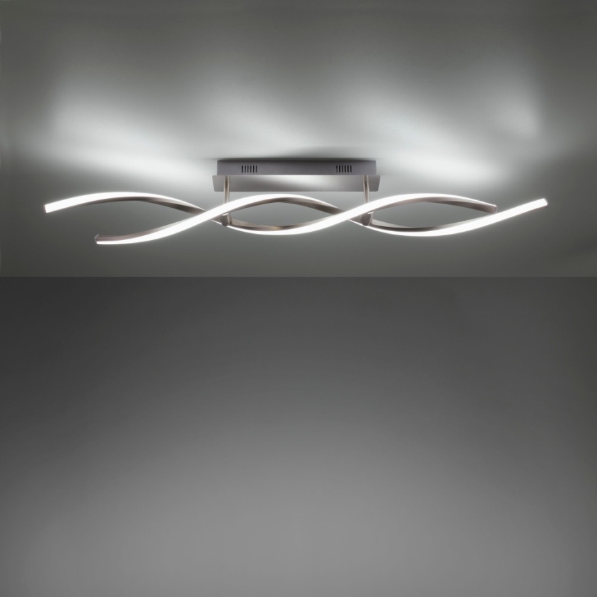 Leuchten Direkt 11993-55 - LED RGB Dimmbarer Aufbaulüster SWING 2xLED/8,5W/230V 2700-5000K + Fernbedienung