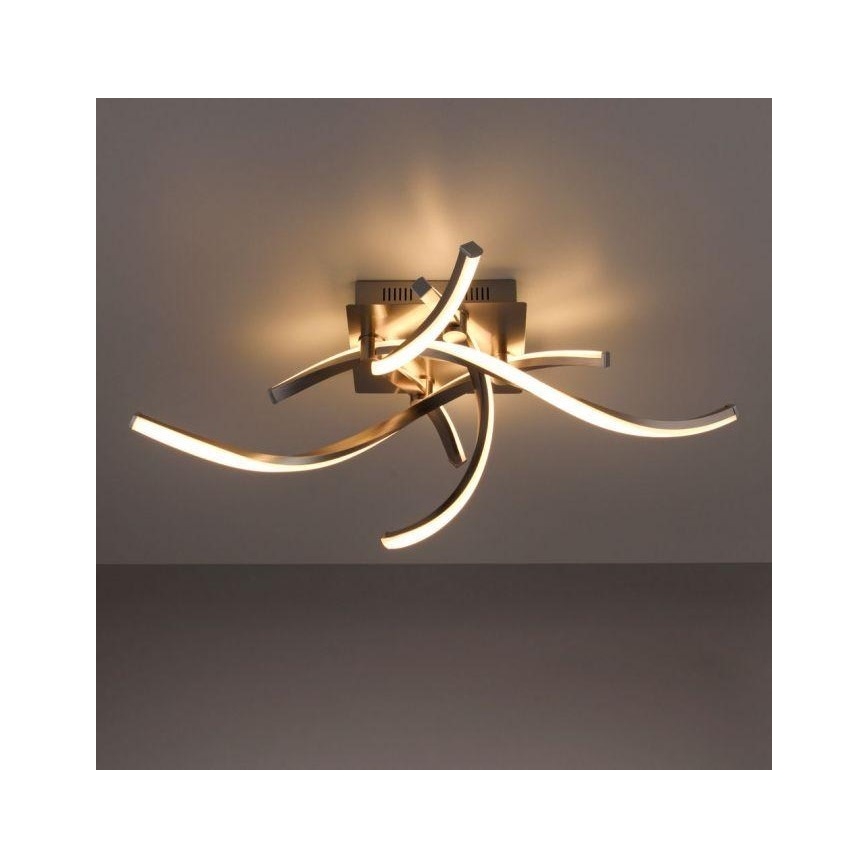 Leuchten Direkt 11995-55 - Dimmbarer LED-RGB-Aufbaukronleuchter SWING LED/24,4W/230V 2700-5000K + Fernbedienung
