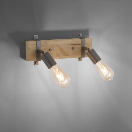 Leuchten Direkt 13472-79 - Wand spotlight SLAT 2xE27/40W/230V