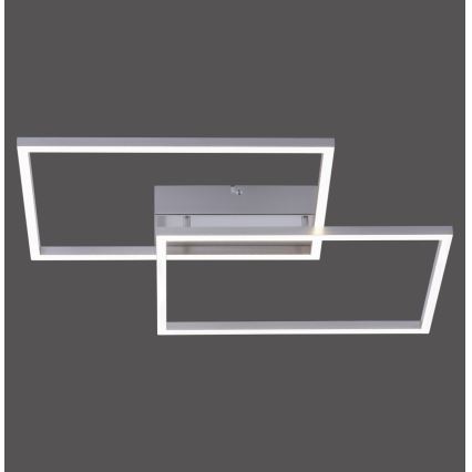 Leuchten Direkt 14017-55 - LED dimmbare Deckenbeleuchtung IVEN 2xLED/20W/230V + Fernbedienung