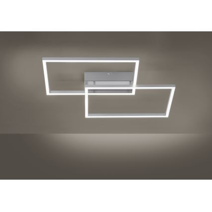 Leuchten Direkt 14017-55 - LED dimmbare Deckenbeleuchtung IVEN 2xLED/20W/230V + Fernbedienung