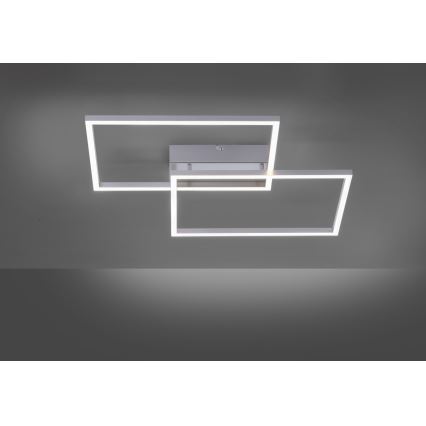 Leuchten Direkt 14017-55 - LED dimmbare Deckenbeleuchtung IVEN 2xLED/20W/230V + Fernbedienung