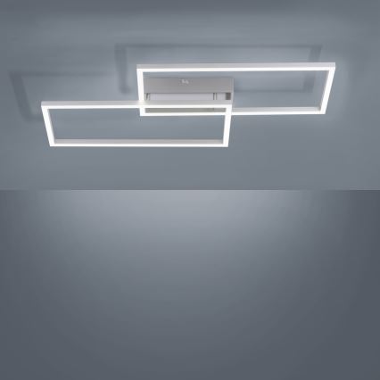 Leuchten Direkt 14140-55 - LED Dimmbare Deckenleuchte IVEN 2xLED/13,5W/230V + Fernbedienung