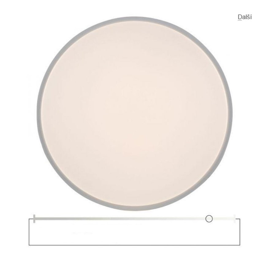 Leuchten Direkt 14208-16 - LED Dimmbare Deckenleuchte COLIN LED/18W/230V