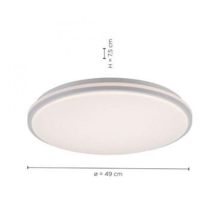 Leuchten Direkt 14209-16 - LED dimmbare Deckenleuchte COLIN LED/32,4W/230V