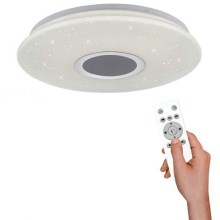 Leuchten Direkt 14287-16 - LED Dimmbare Deckenleuchte mit Lautsprecher PELVO LED/22W/230V + Fernbedienung