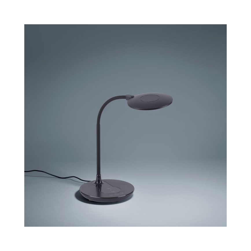 Leuchten Direkt 14416-18 - LED dimmbare Touch-Tischleuchte mit kabelloser Aufladung ASTRID LED/5W/230V 3000/4000/5500K + USB