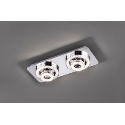 Leuchten Direkt 14521-17 - LED-Deckenleuchte TIM 2xLED/2,8W/230V + 2xLED/3,1W