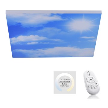 Leuchten Direkt 14600-16 - LED Dimmbare Deckenleuchte CLOUD LED/35W/230V + Fernbedienung