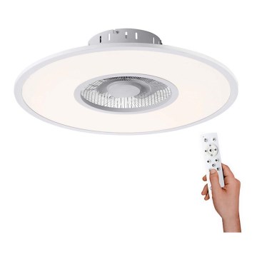 Leuchten Direkt 14642-16 - Dimmbare LED-Leuchte mit Ventilator FLAT-AIR LED/32W/230V 2700-5000K + Fernbedienung
