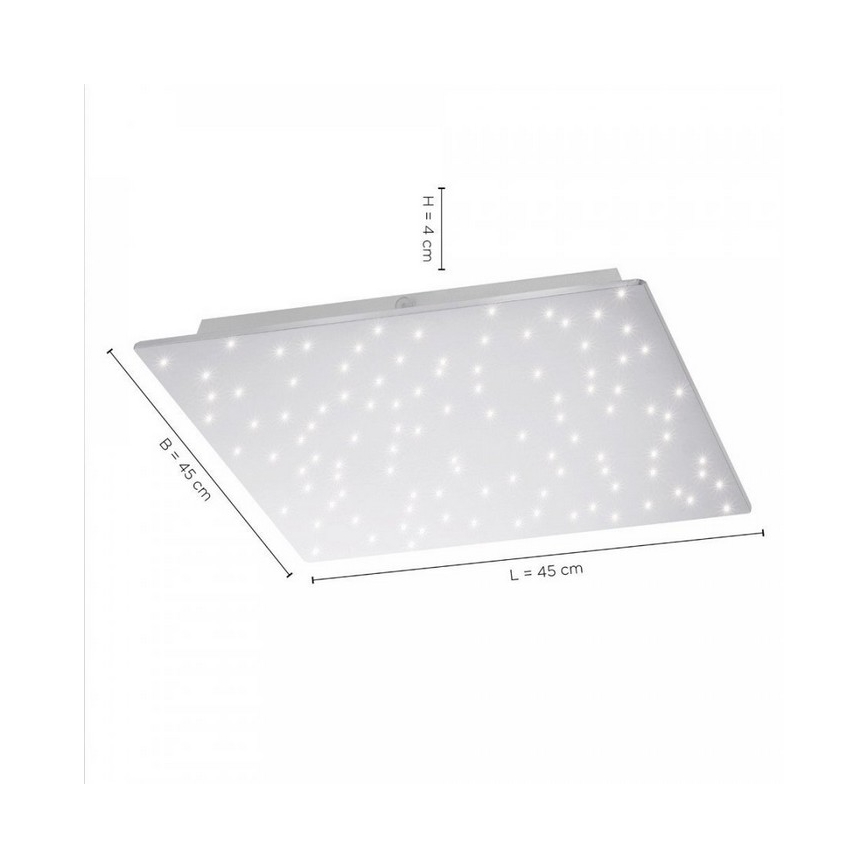 Leuchten Direkt 14671-55 - LED Dimmbare Deckenleuchte SPARKLE LED/18W/230V  + Fernbedienung | Beleuch