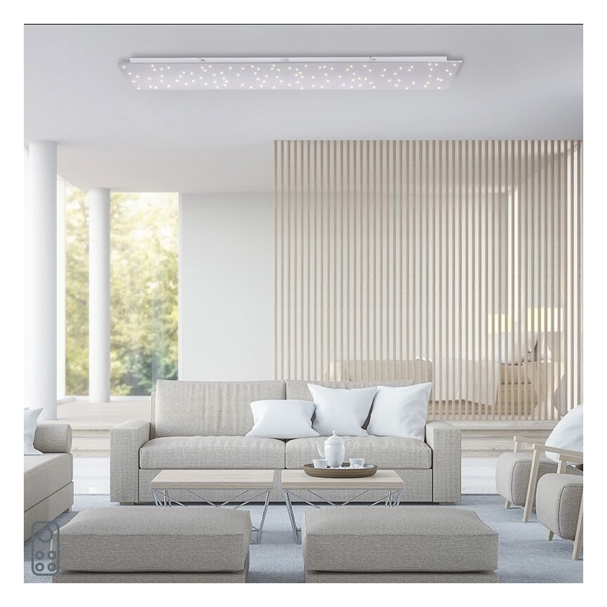 Leuchten Direkt 14672-55 - LED Dimmbare Deckenleuchte SPARKLE LED/18W/230V 2700-5000K + Fernbedienung