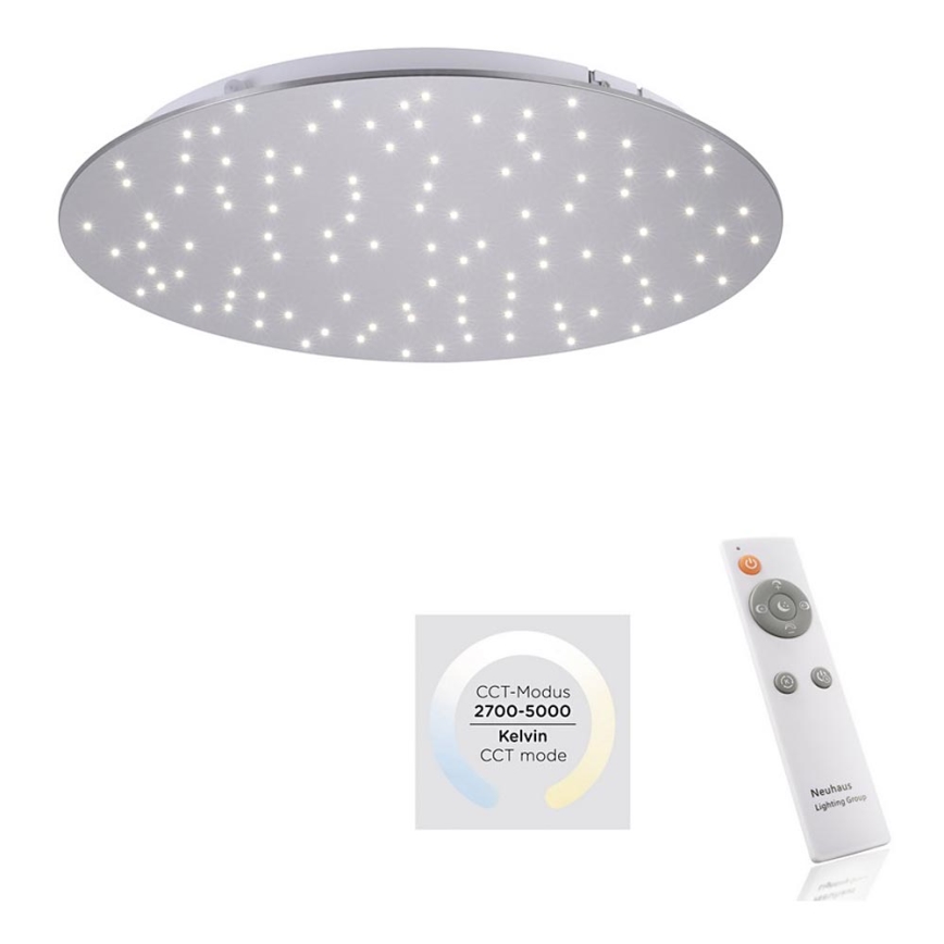 Leuchten Direkt 14673-55 - LED Dimmbare Deckenleuchte SPARKLE LED/18W/230V + Fernbedienung