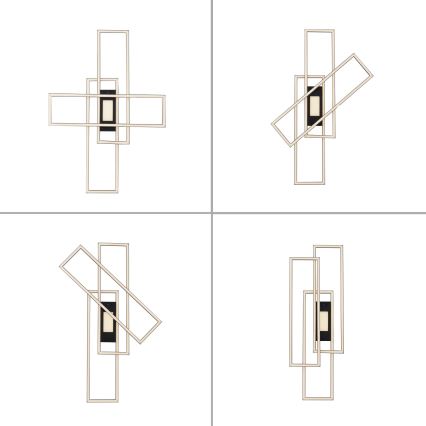 Leuchten Direkt 14693-18 - LED dimmbare Deckenleuchte ASMIN LED/48W/230V + Fernbedienung