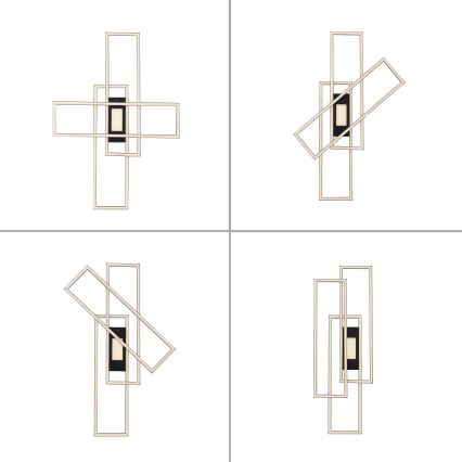 Leuchten Direkt 14693-18 - LED Dimmbare Deckenleuchte ASMIN LED/48W/230V