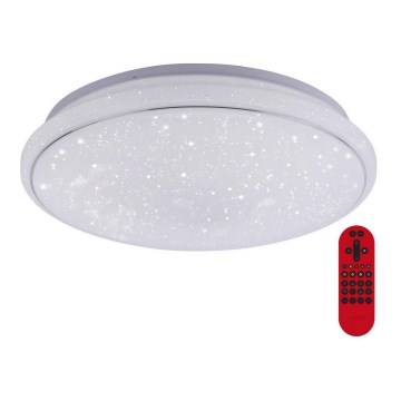 Leuchten Direkt 14743-16 - LED RGB Dimmbare Deckenleuchte JUPI LED/28W/230V Tuya 2700-5000K + Fernbedienung