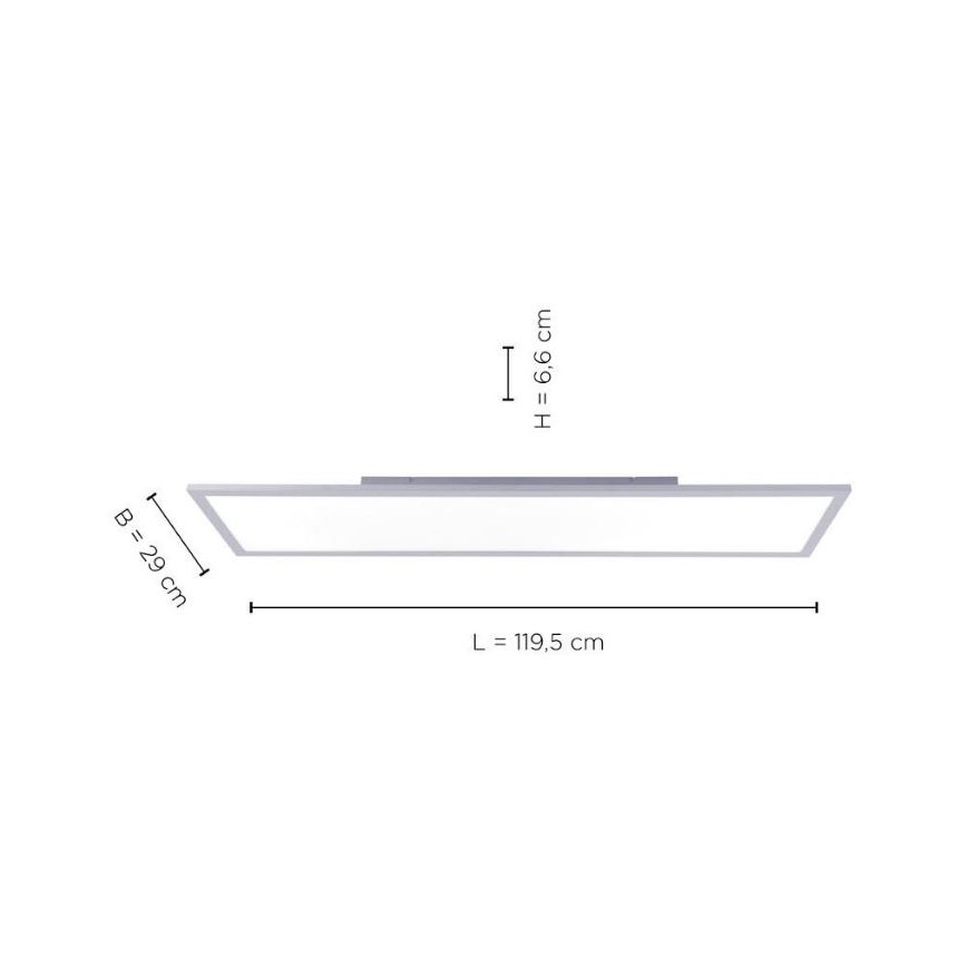Leuchten Direkt 14753-21 - LED-Anbauplatte FLAT LED/22W/230V