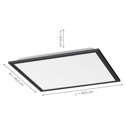 Leuchten Direkt 14755-18 - LED Dimmbare Deckenleuchte FLAT LED/28W/230V 2700-5000 + Fernbedienung