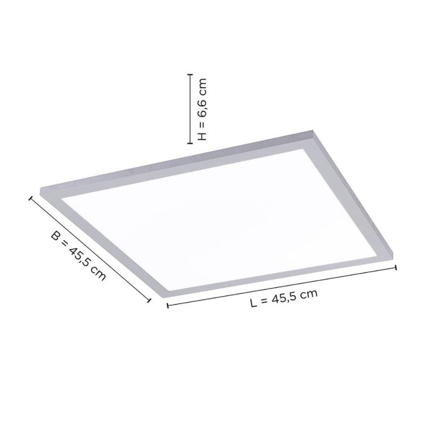 Leuchten Direkt 14755-21- LED Dimmbare Deckenleuchte FLAT LED/28W/230V 2700-5000K + Fernbedienung