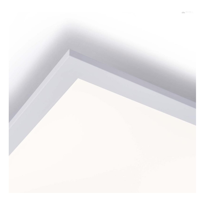 Leuchten Direkt 14757-21- LED Dimmbares Aufbaupanel FLAT LED/36W/230V 2700-5000K silber + Fernbedienung