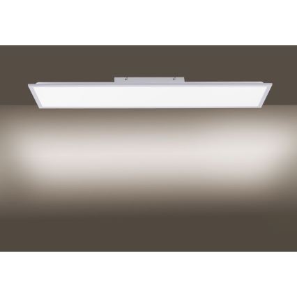 Leuchten Direkt 14757-21- LED Dimmbares Aufbaupanel FLAT LED/36W/230V 2700-5000K silber + Fernbedienung